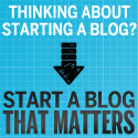 start a blog that matters
